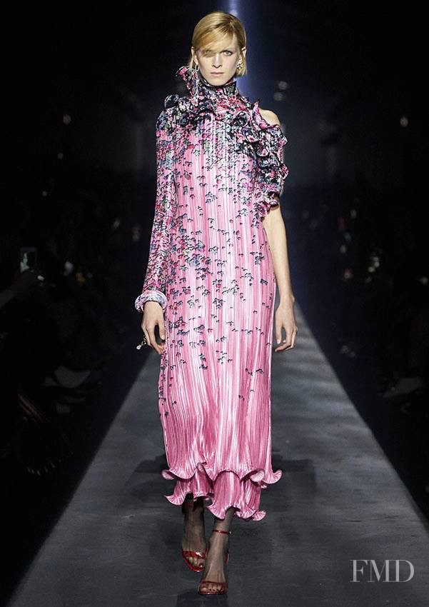 Emily Driver featured in  the Givenchy fashion show for Autumn/Winter 2019