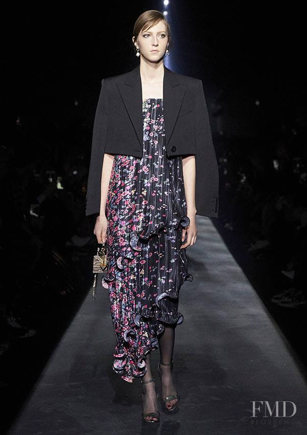 Evelyn Nagy featured in  the Givenchy fashion show for Autumn/Winter 2019