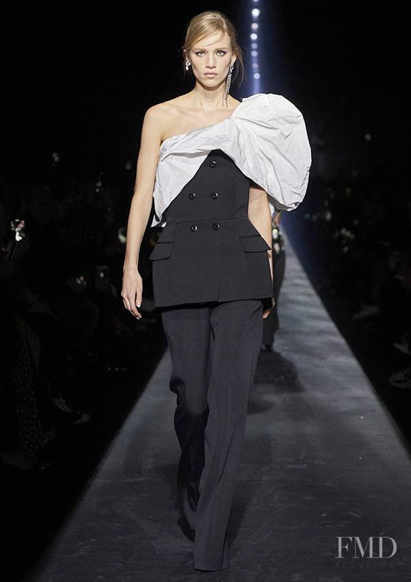 Rebecca Leigh Longendyke featured in  the Givenchy fashion show for Autumn/Winter 2019