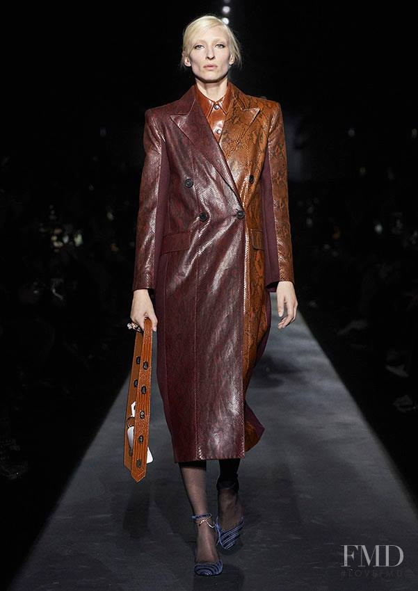 Maggie Maurer featured in  the Givenchy fashion show for Autumn/Winter 2019