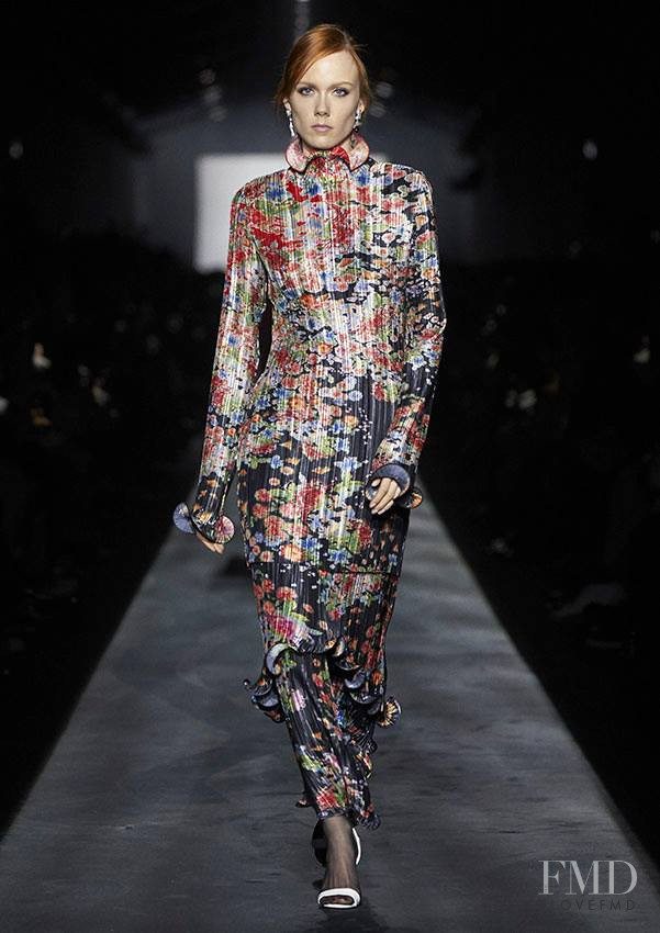 Kiki Willems featured in  the Givenchy fashion show for Autumn/Winter 2019