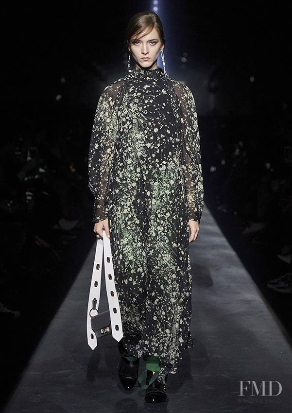 Louise Baillieu featured in  the Givenchy fashion show for Autumn/Winter 2019