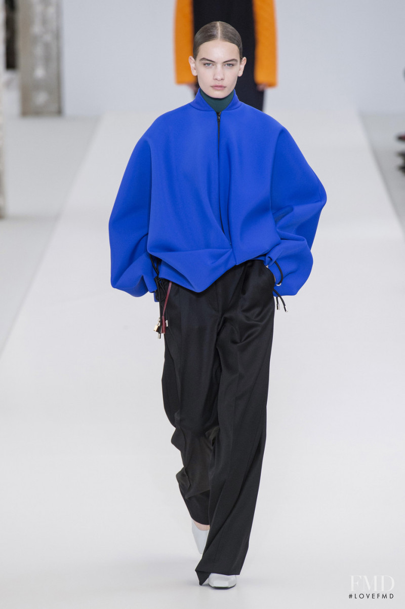Nina Marker featured in  the Nina Ricci fashion show for Autumn/Winter 2019