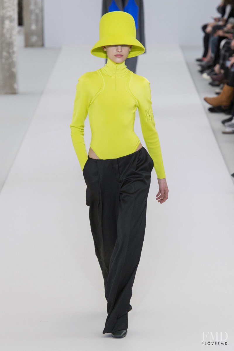 Chiara Frizzera featured in  the Nina Ricci fashion show for Autumn/Winter 2019