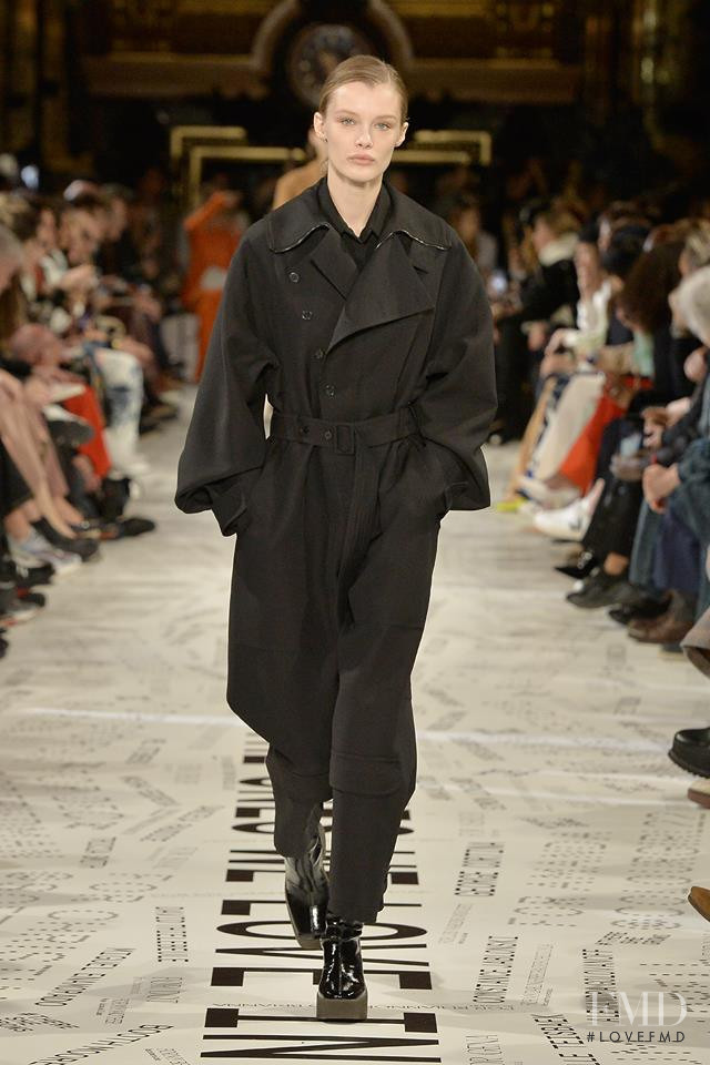 Kris Grikaite featured in  the Stella McCartney fashion show for Autumn/Winter 2019