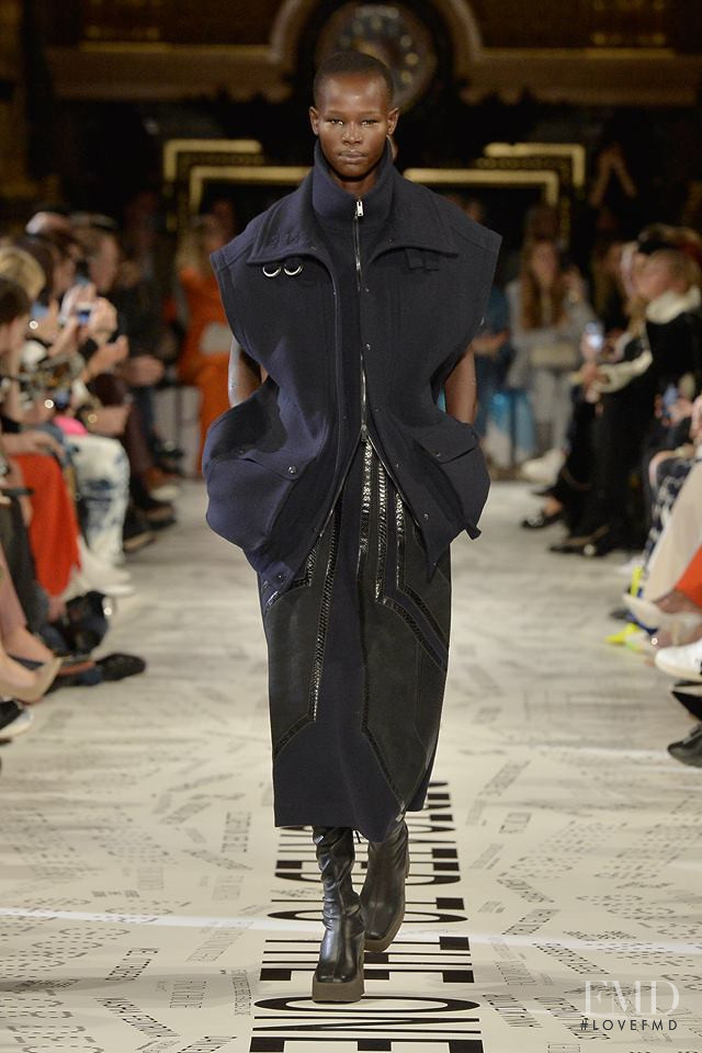 Shanelle Nyasiase featured in  the Stella McCartney fashion show for Autumn/Winter 2019