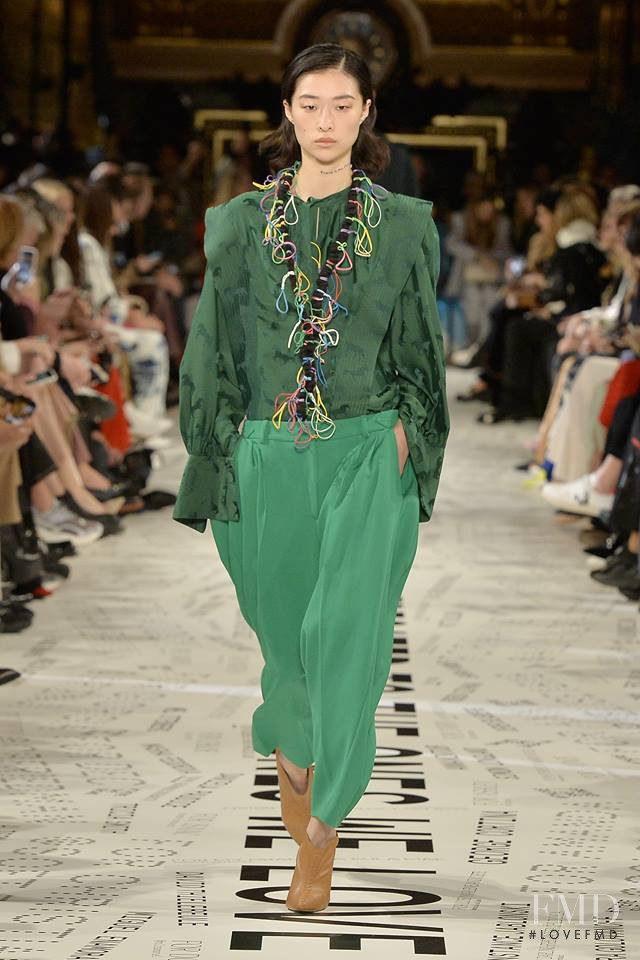 Chu Wong featured in  the Stella McCartney fashion show for Autumn/Winter 2019