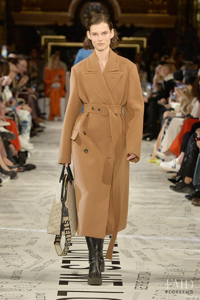 Giedre Dukauskaite featured in  the Stella McCartney fashion show for Autumn/Winter 2019