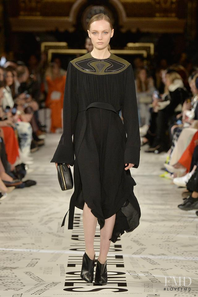 Fran Summers featured in  the Stella McCartney fashion show for Autumn/Winter 2019