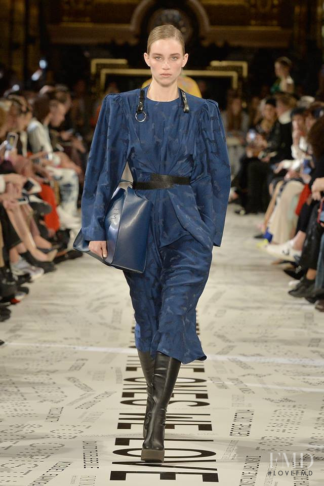 Rebecca Leigh Longendyke featured in  the Stella McCartney fashion show for Autumn/Winter 2019