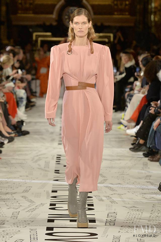 Malgosia Bela featured in  the Stella McCartney fashion show for Autumn/Winter 2019