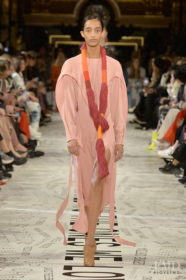 Mona Tougaard featured in  the Stella McCartney fashion show for Autumn/Winter 2019