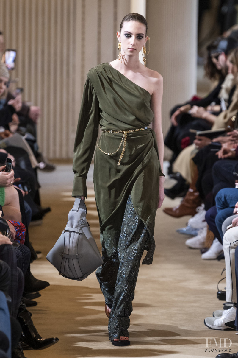 Evelyn Nagy featured in  the Altuzarra fashion show for Autumn/Winter 2019