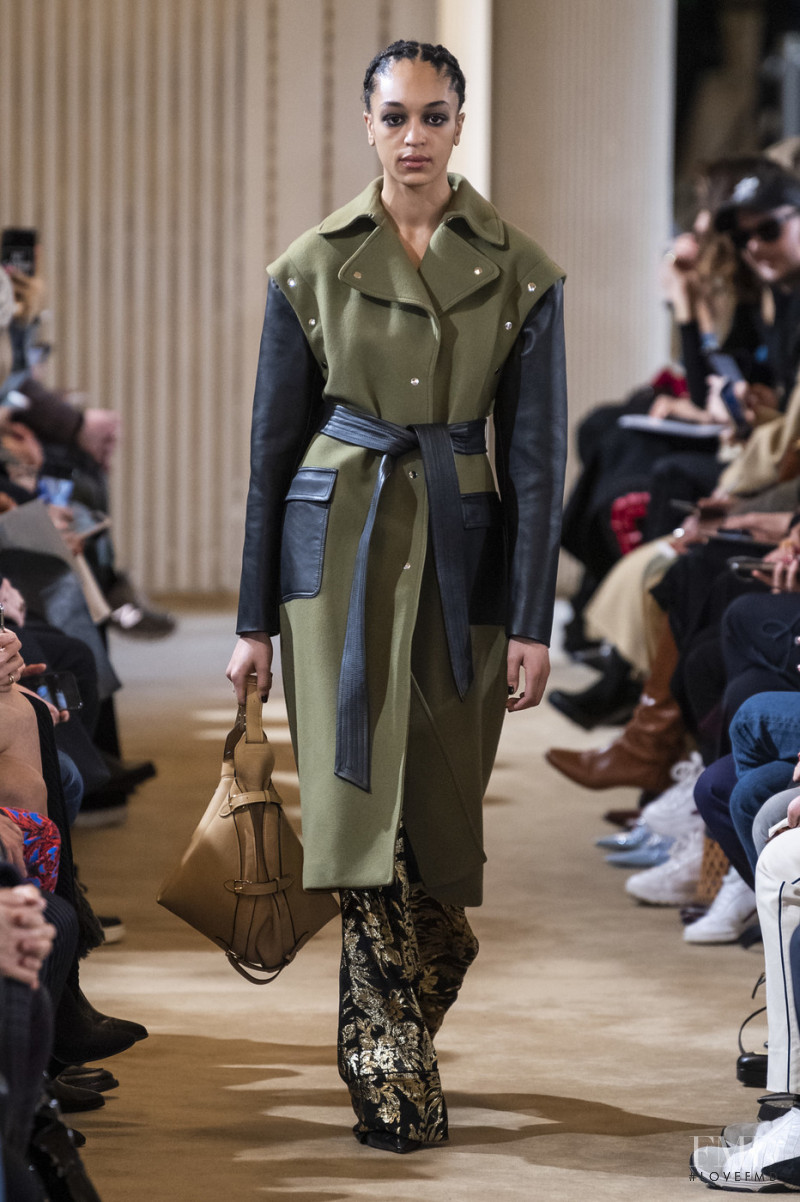 Indira Scott featured in  the Altuzarra fashion show for Autumn/Winter 2019