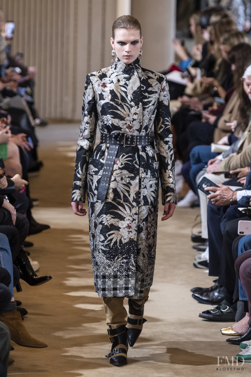 Sara Eirud featured in  the Altuzarra fashion show for Autumn/Winter 2019