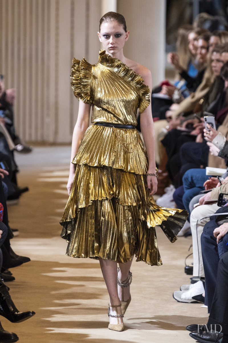 Sara Grace Wallerstedt featured in  the Altuzarra fashion show for Autumn/Winter 2019