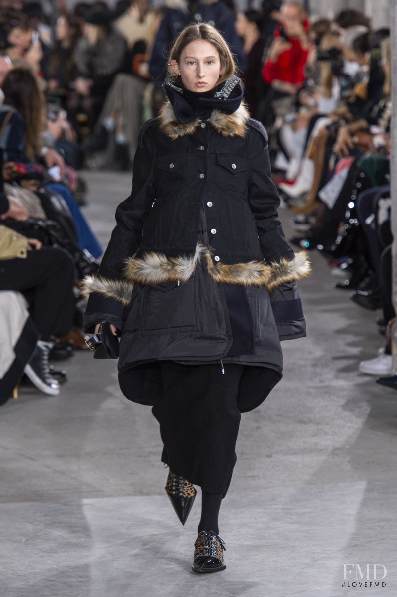 Jay Wright featured in  the Sacai fashion show for Autumn/Winter 2019