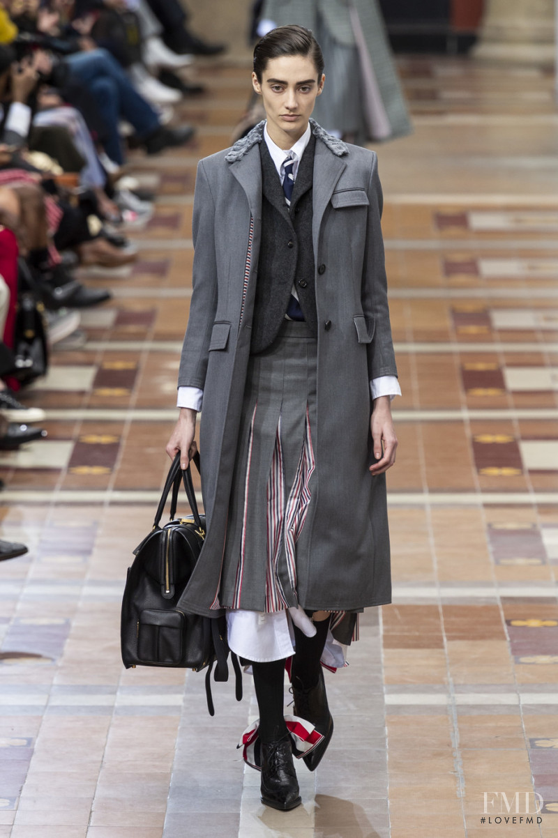 Amanda Googe featured in  the Thom Browne fashion show for Autumn/Winter 2019