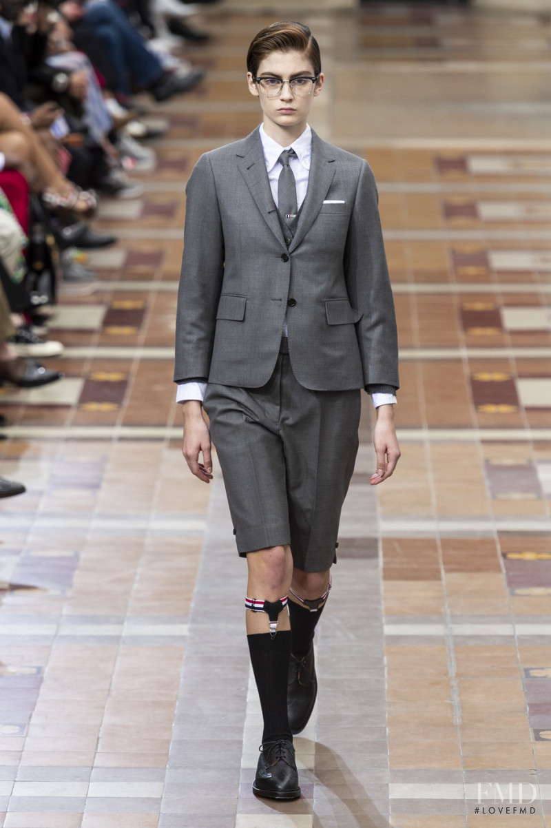 Trinity Trice featured in  the Thom Browne fashion show for Autumn/Winter 2019