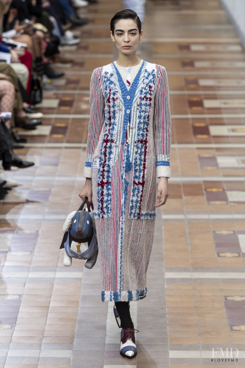 Cristina Piccone featured in  the Thom Browne fashion show for Autumn/Winter 2019