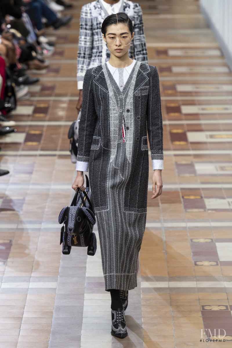 Chu Wong featured in  the Thom Browne fashion show for Autumn/Winter 2019