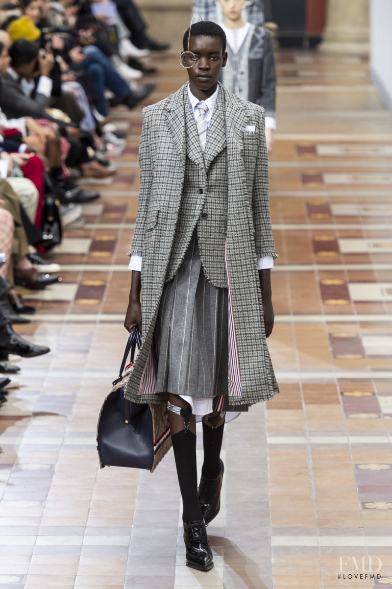 Ayak Veronica Bior featured in  the Thom Browne fashion show for Autumn/Winter 2019