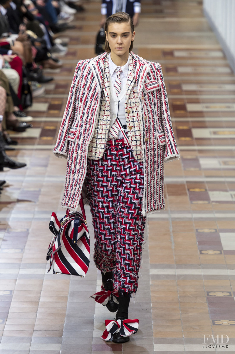 Phillipa Hemphrey featured in  the Thom Browne fashion show for Autumn/Winter 2019