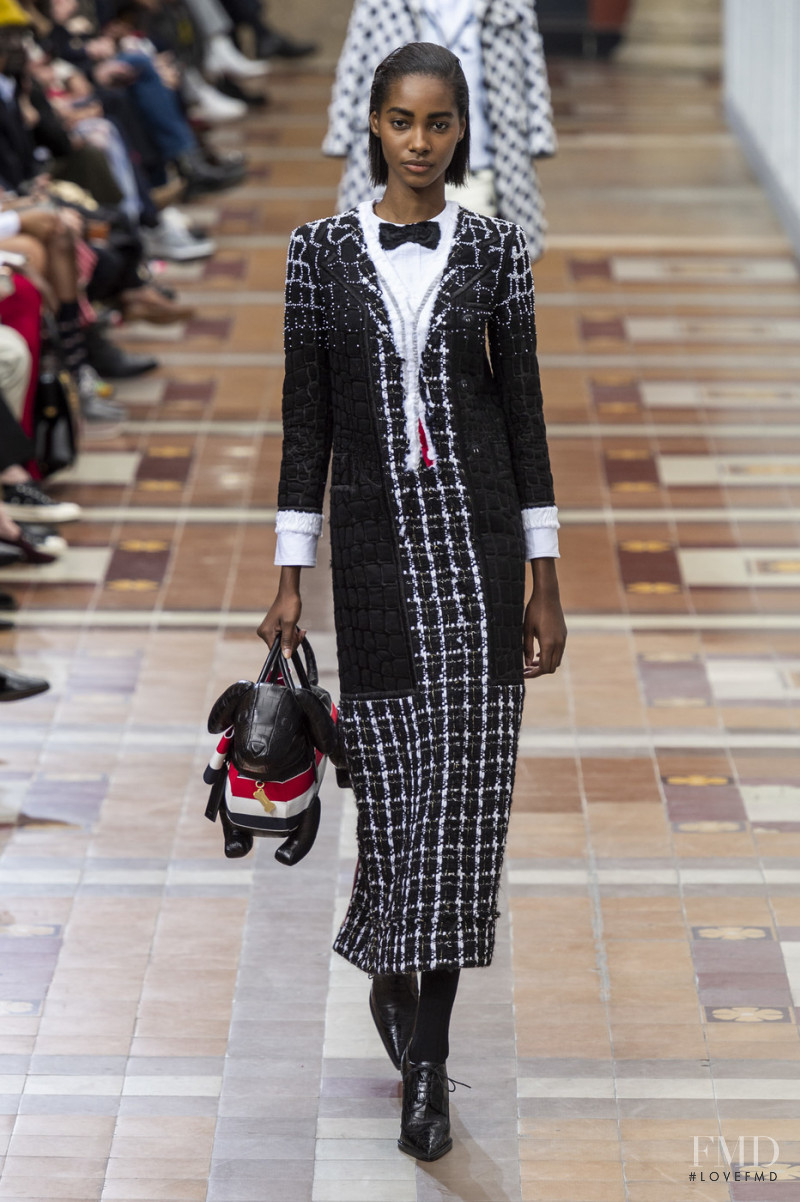 Tami Williams featured in  the Thom Browne fashion show for Autumn/Winter 2019