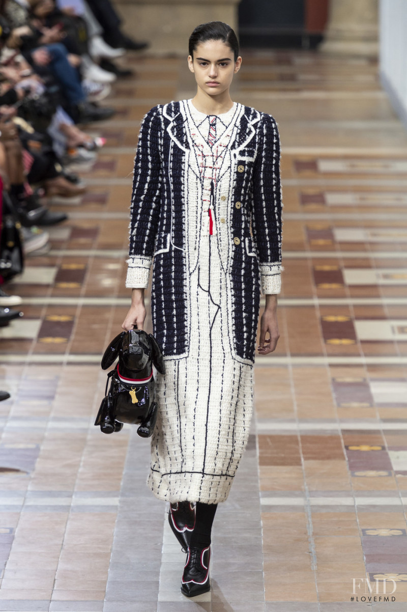 Nikki Vonsee featured in  the Thom Browne fashion show for Autumn/Winter 2019