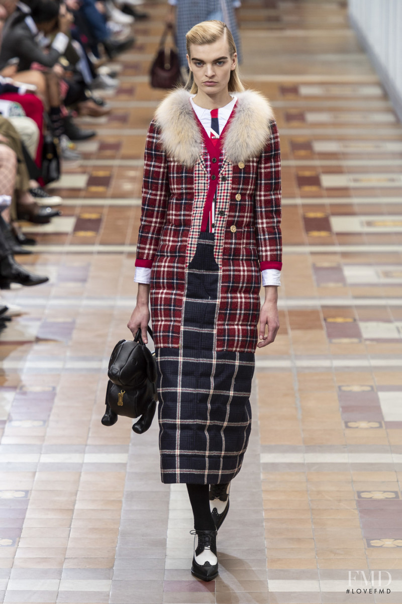 Juliane Grüner featured in  the Thom Browne fashion show for Autumn/Winter 2019