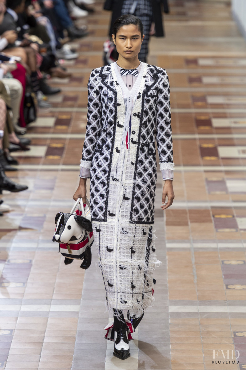 Varsha Thapa featured in  the Thom Browne fashion show for Autumn/Winter 2019