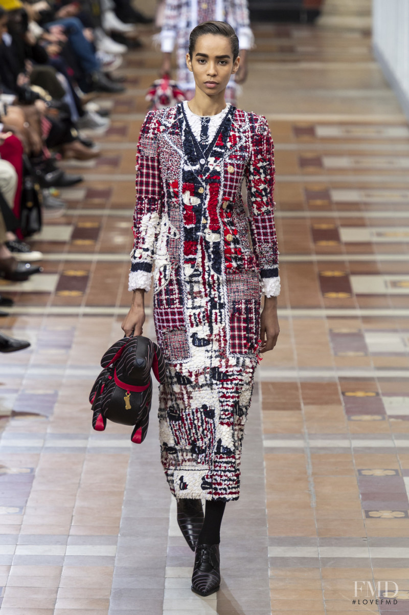 Zuleica Eliana featured in  the Thom Browne fashion show for Autumn/Winter 2019