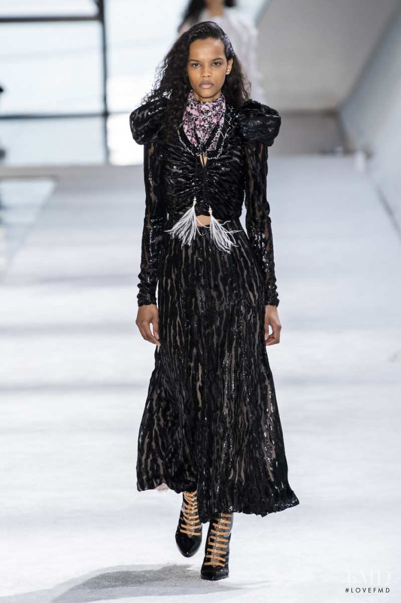 Natalia Montero featured in  the Giambattista Valli fashion show for Autumn/Winter 2019