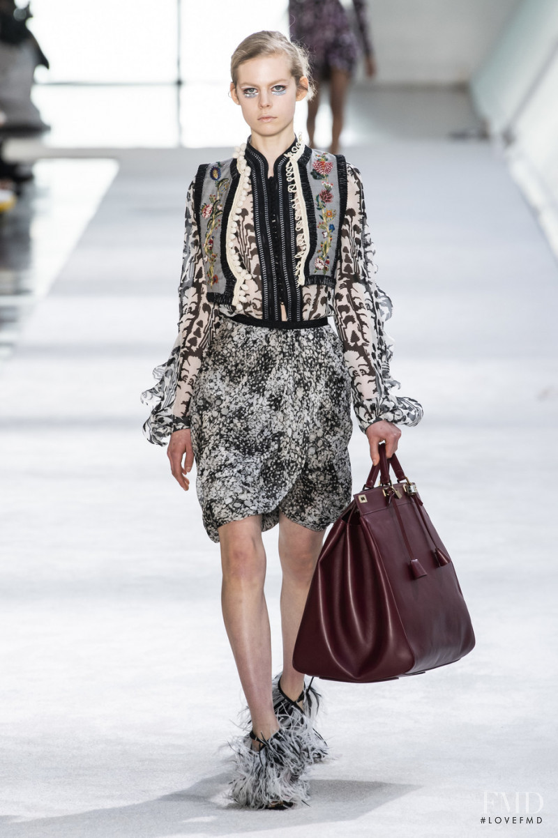 Jodie Alien featured in  the Giambattista Valli fashion show for Autumn/Winter 2019
