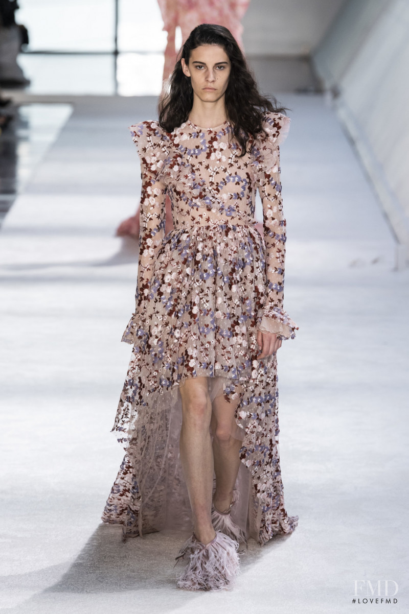 Cyrielle Lalande featured in  the Giambattista Valli fashion show for Autumn/Winter 2019