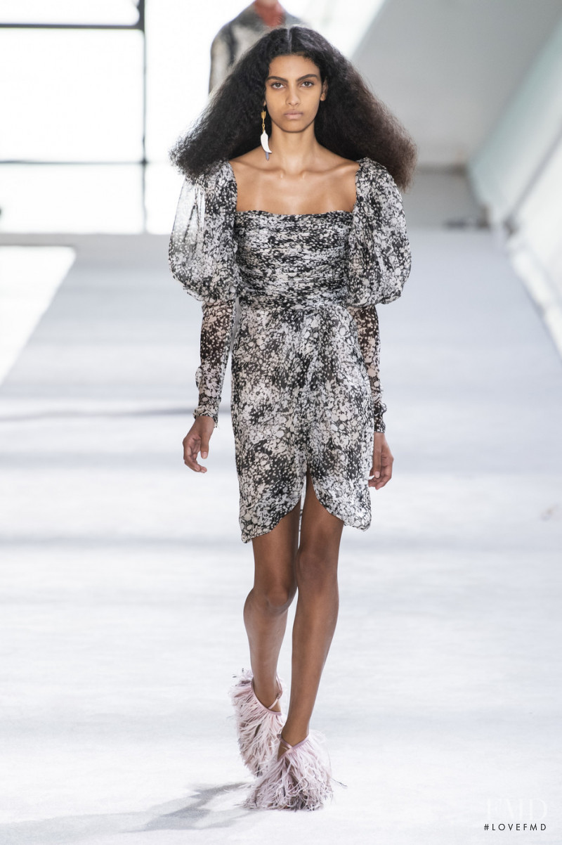 Mariana Barcelos featured in  the Giambattista Valli fashion show for Autumn/Winter 2019
