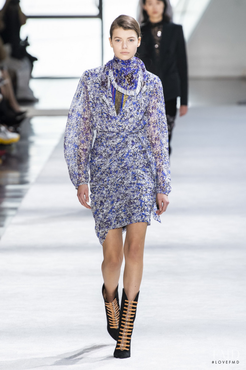 Mathilde Henning featured in  the Giambattista Valli fashion show for Autumn/Winter 2019