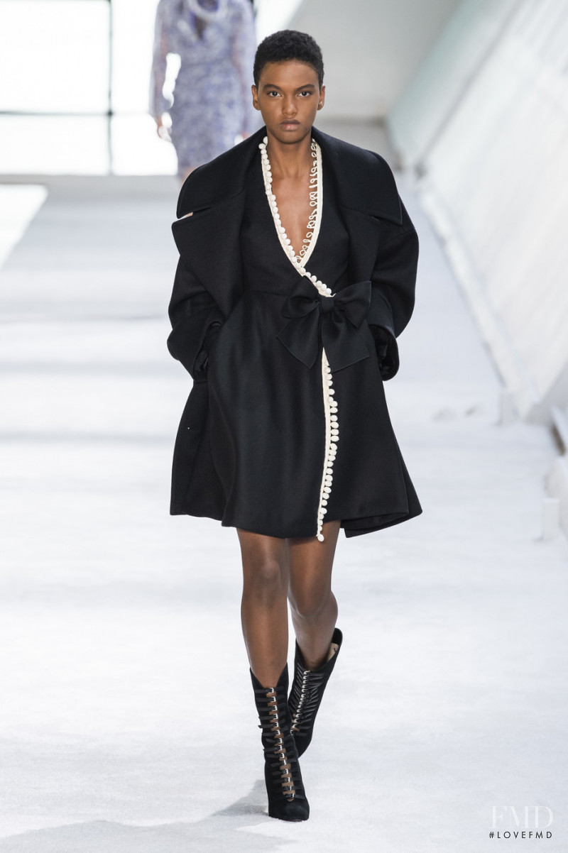 Ana Barbosa featured in  the Giambattista Valli fashion show for Autumn/Winter 2019