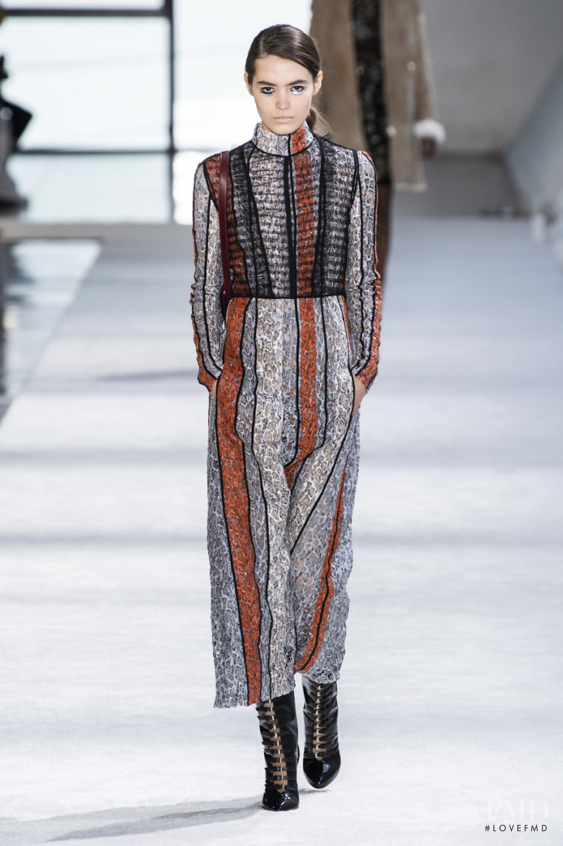 Dana Dobrinskaya featured in  the Giambattista Valli fashion show for Autumn/Winter 2019
