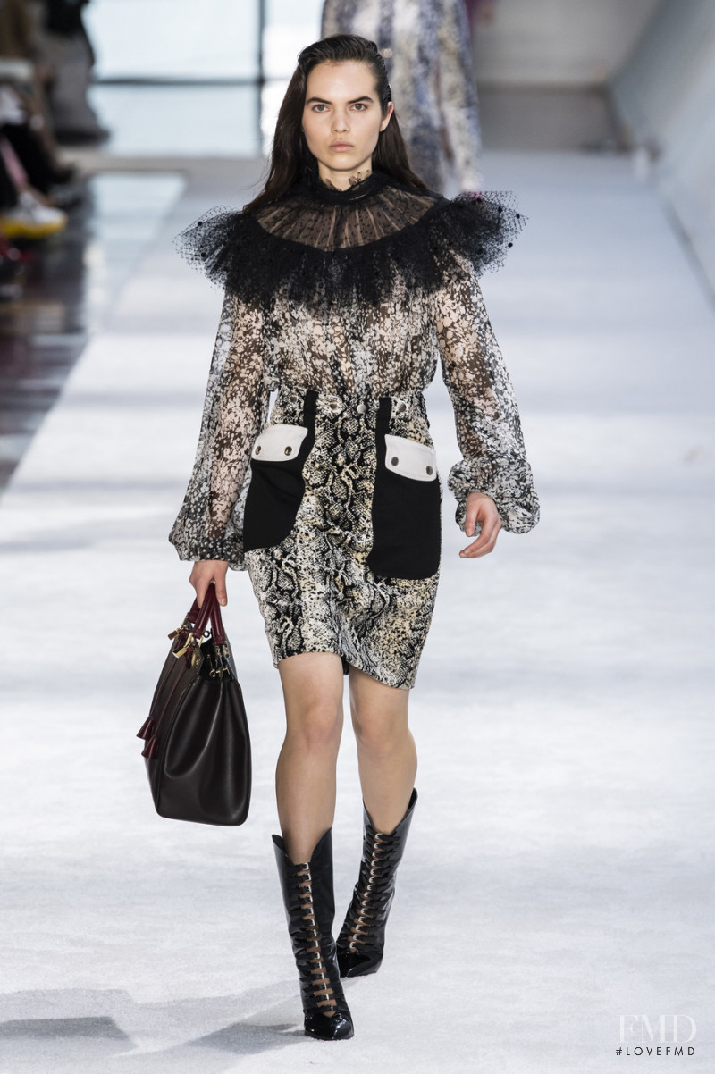 Lily Stewart featured in  the Giambattista Valli fashion show for Autumn/Winter 2019