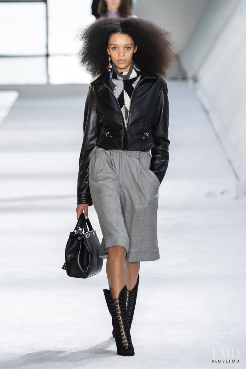 Kukua Williams featured in  the Giambattista Valli fashion show for Autumn/Winter 2019