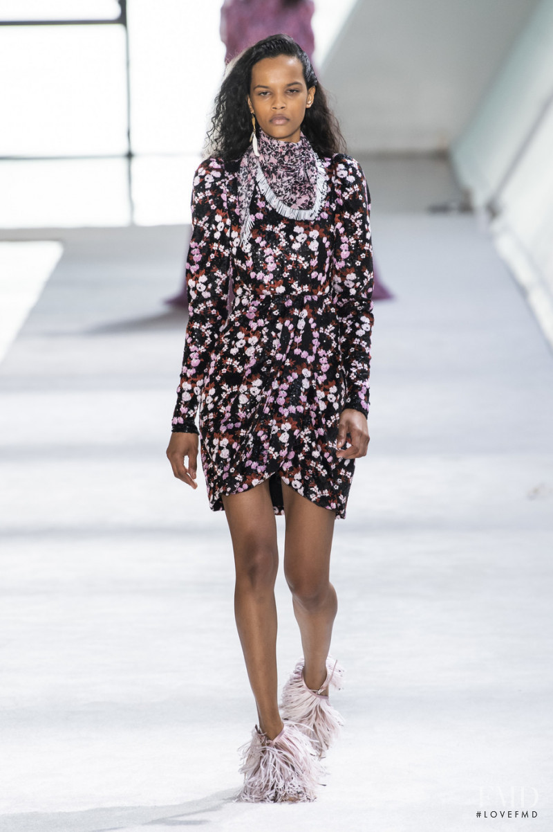 Natalia Montero featured in  the Giambattista Valli fashion show for Autumn/Winter 2019