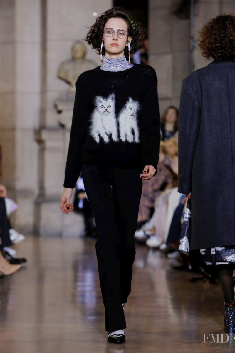 Nathalie Vucet featured in  the Paul et Joe fashion show for Autumn/Winter 2019