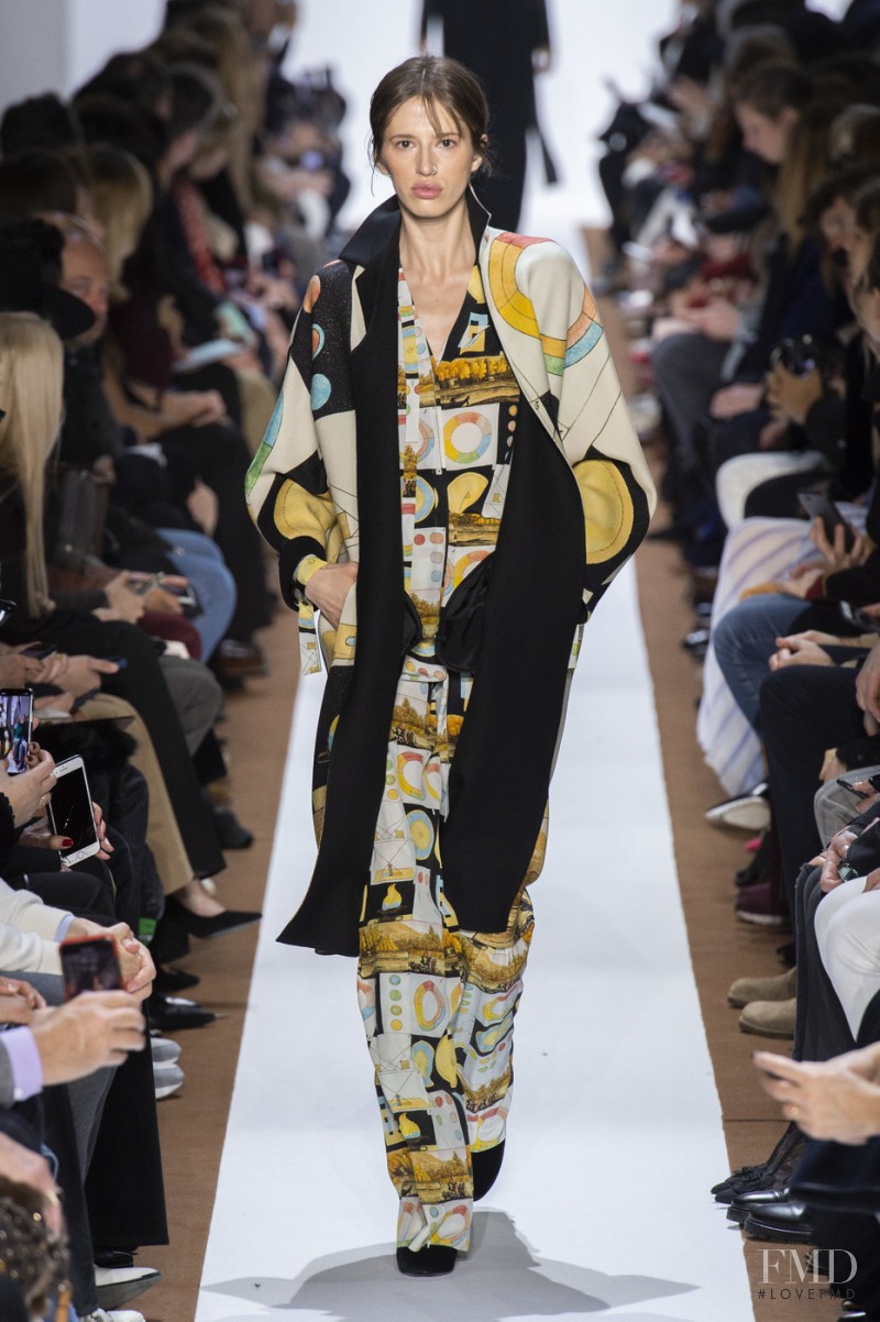 Daisy Cvitkovic featured in  the Akris fashion show for Autumn/Winter 2019