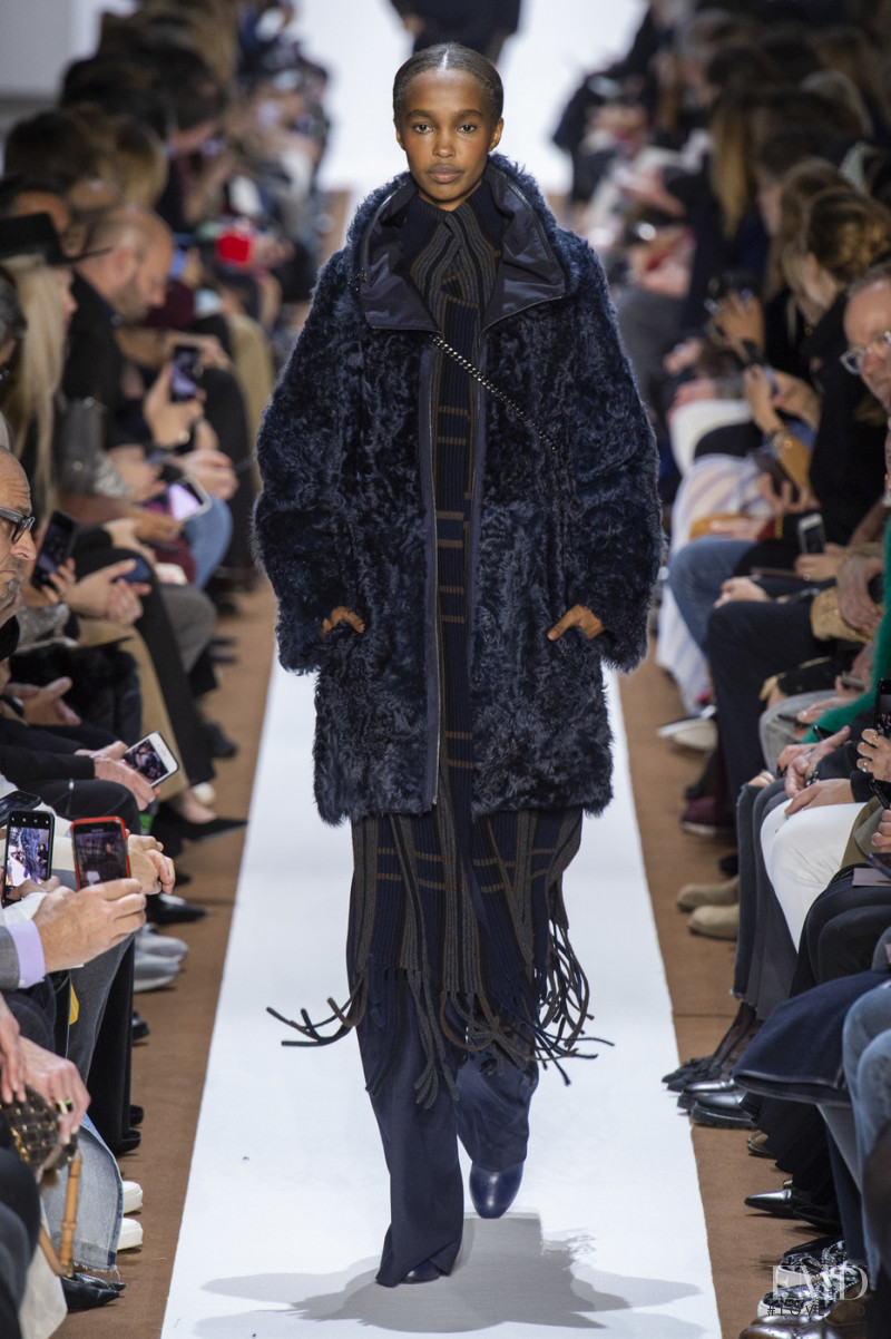 Judy Kinuthia featured in  the Akris fashion show for Autumn/Winter 2019