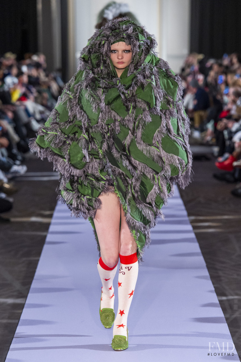 Unia Pakhomova featured in  the Vivienne Westwood by Andreas Kronthaler fashion show for Autumn/Winter 2019