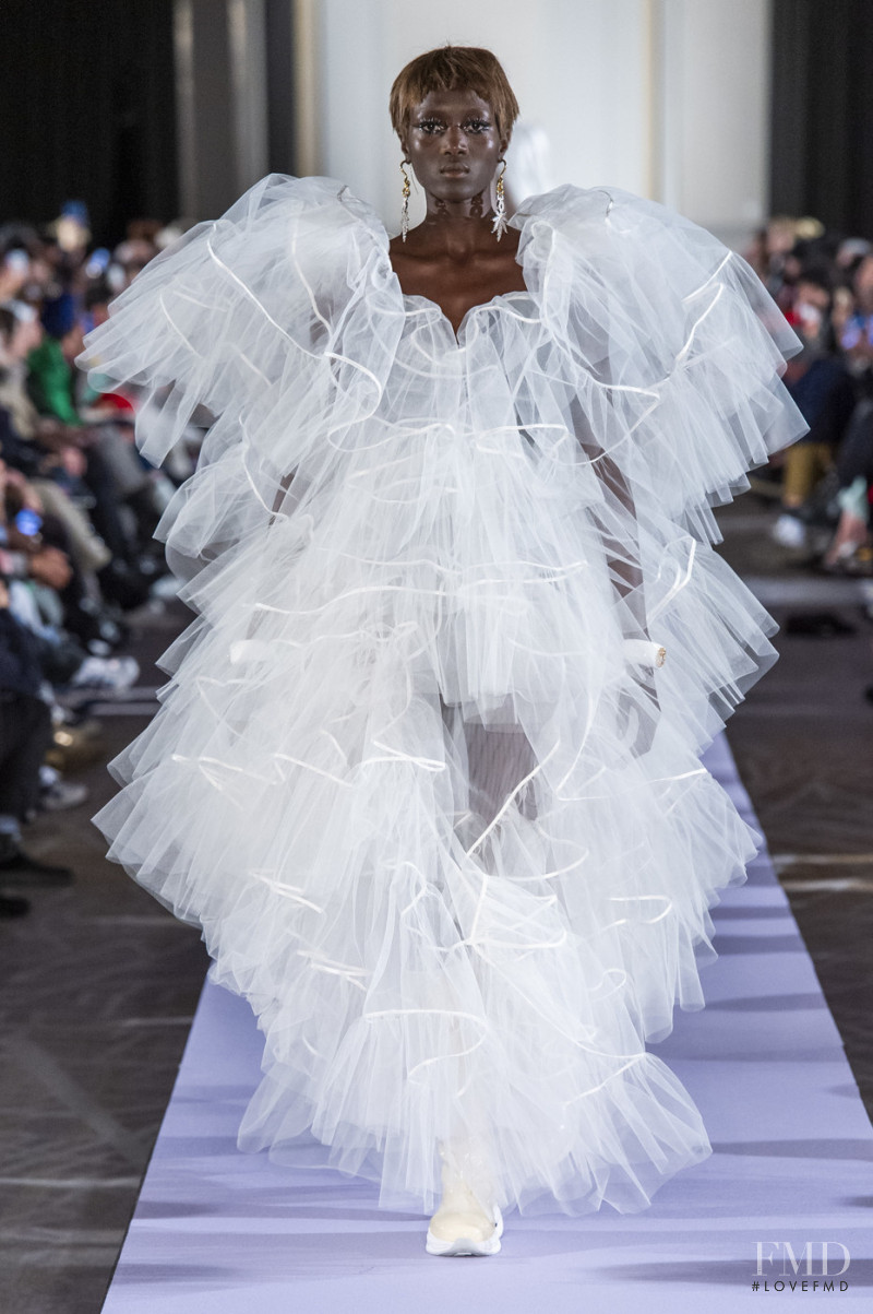 Rouguy Faye featured in  the Vivienne Westwood by Andreas Kronthaler fashion show for Autumn/Winter 2019