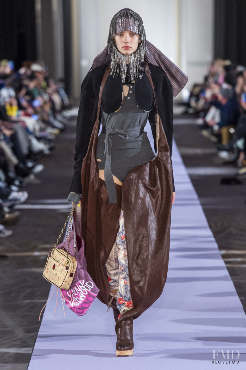 Tani Birkin featured in  the Vivienne Westwood by Andreas Kronthaler fashion show for Autumn/Winter 2019