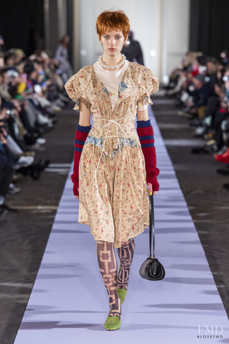 Tani Birkin featured in  the Vivienne Westwood by Andreas Kronthaler fashion show for Autumn/Winter 2019