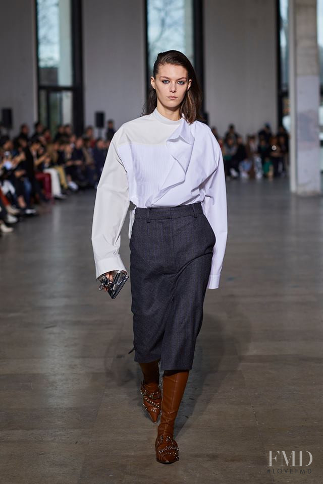 George Gigi Midgley featured in  the Cedric Charlier fashion show for Autumn/Winter 2019